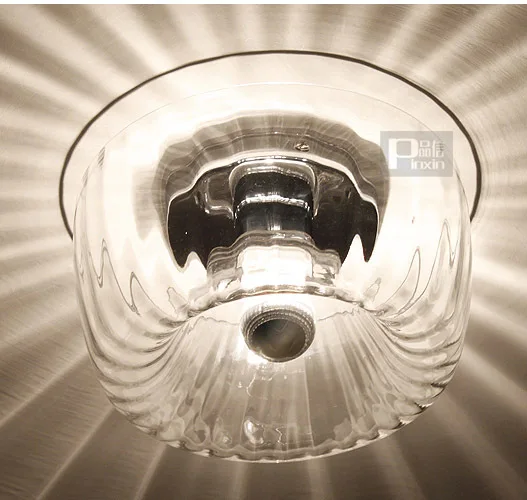 9" Free Shipping Bedroom Pleated Clear glass Ceiling Light New Modern Bar Counter Fashion Hallway gallery Ceiling Lamp
9" Free Shipping Bedroom Pleated Clear glass Ceiling Light New Modern Bar Counter Fashion Hallway gallery Ceiling Lamp
