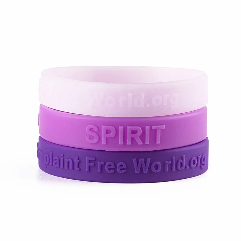 3PCS A Complaint Free World.org Silicone Bracelets&Bangles Purple Sports Spirit Wristbands Men Women Lovers' Student Gifts SH285
3PCS A Complaint Free World.org Silicone Bracelets&Bangles Purple Sports Spirit Wristbands Men Women Lovers' Student Gifts SH285