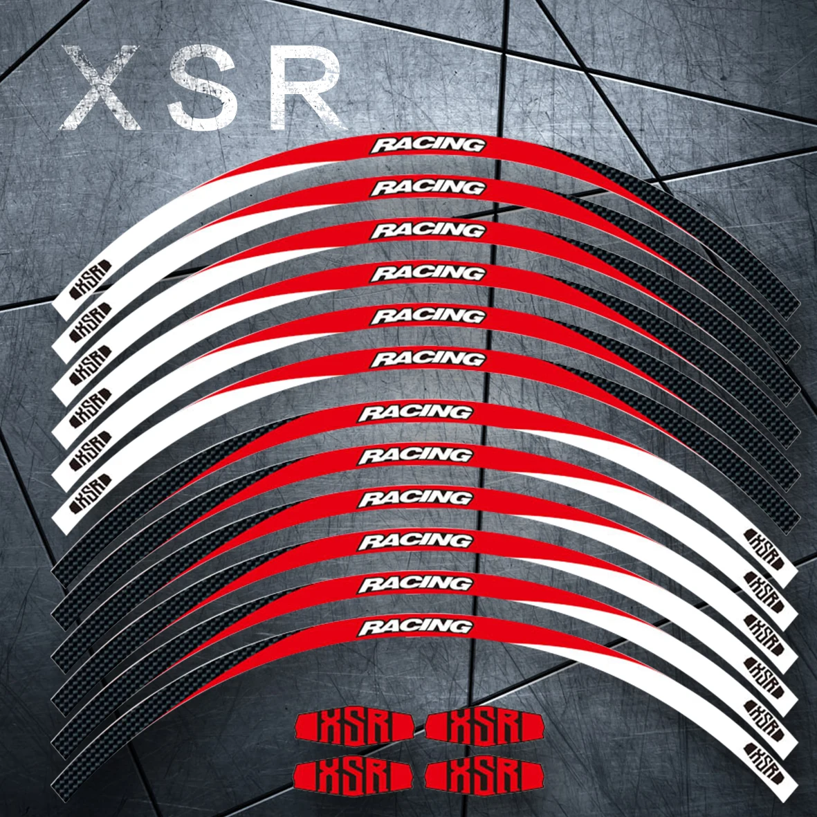 high quality Motorcycle front and rear wheel Edge decals Tire rim stripes waterproof Reflective stickers 17inch For YAMAHA XSR
high quality Motorcycle front and rear wheel Edge decals Tire rim stripes waterproof Reflective stickers 17inch For YAMAHA XSR