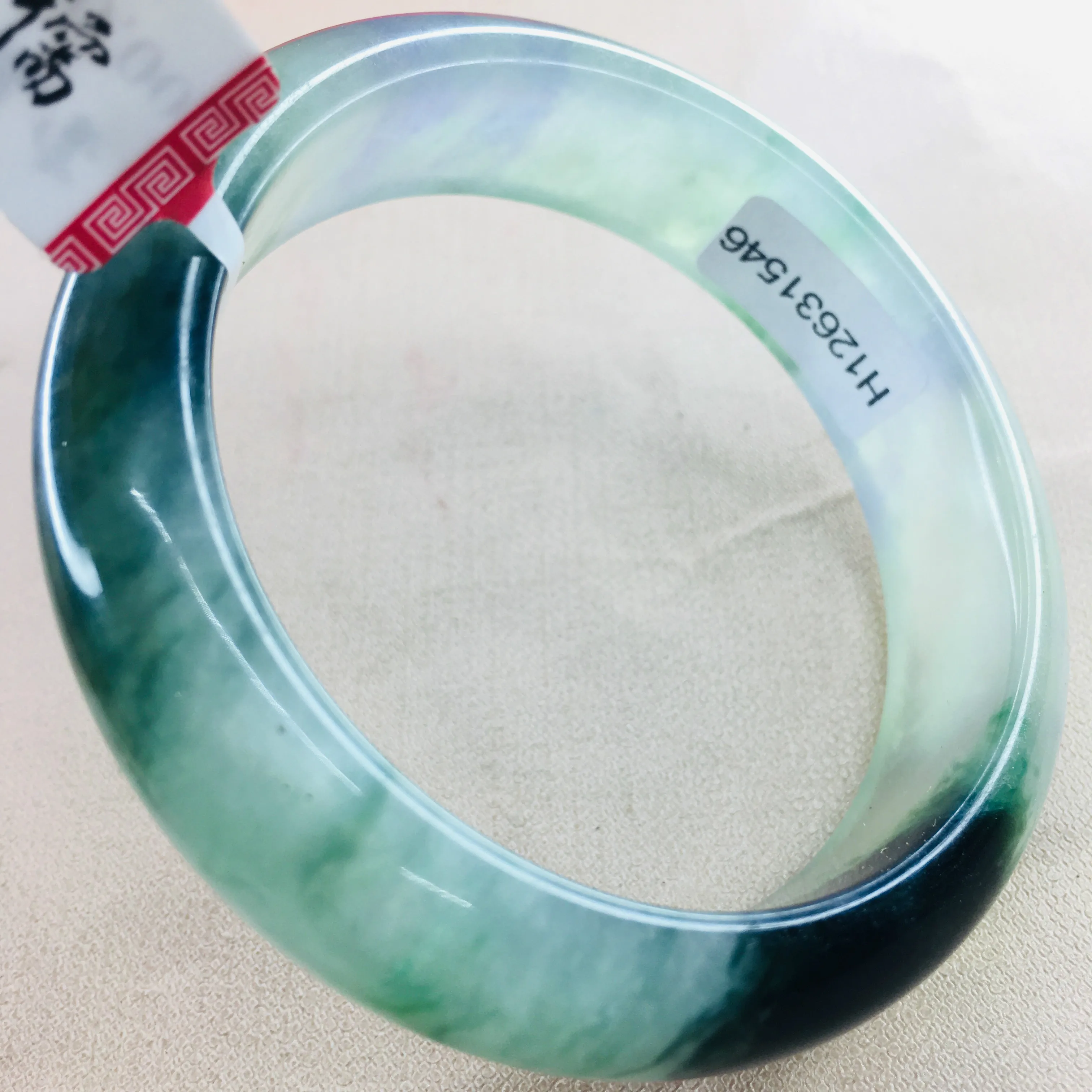 Zheru Jewelry Pure Natural Jadeite Bracelet Natural Ice Bottom Two-Color 54-62mm Female Princess Bracelet Gift Send Certificate
Zheru Jewelry Pure Natural Jadeite Bracelet Natural Ice Bottom Two-Color 54-62mm Female Princess Bracelet Gift Send Certificate