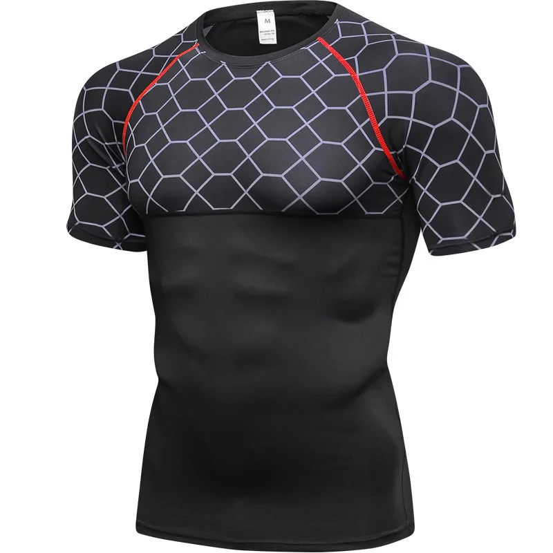 New Summer Men's Fitness Short Sleeve T Shirt Quick Dry Compression Shirts Workout Gyms T-Shirt Sportswear Tight Solid Tops Tees
New Summer Men's Fitness Short Sleeve T Shirt Quick Dry Compression Shirts Workout Gyms T-Shirt Sportswear Tight Solid Tops Tees