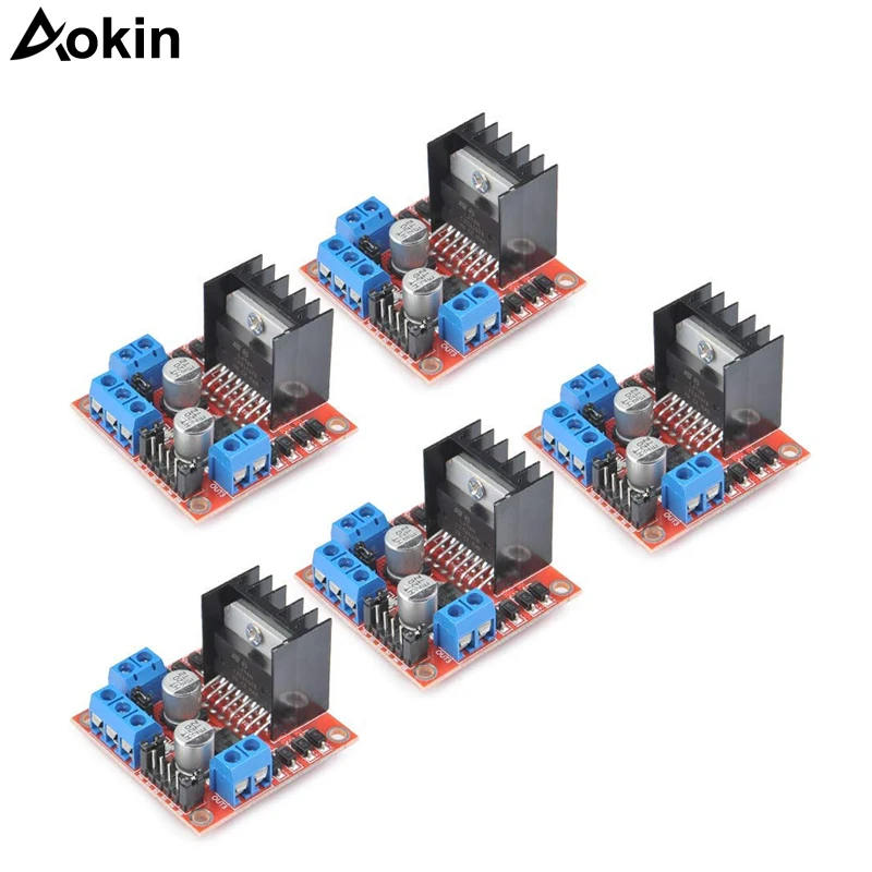5pcs/lot L298N Stepper Motor Driver Controller Board Dual H Bridge Module for Arduino Electric Projects
5pcs/lot L298N Stepper Motor Driver Controller Board Dual H Bridge Module for Arduino Electric Projects