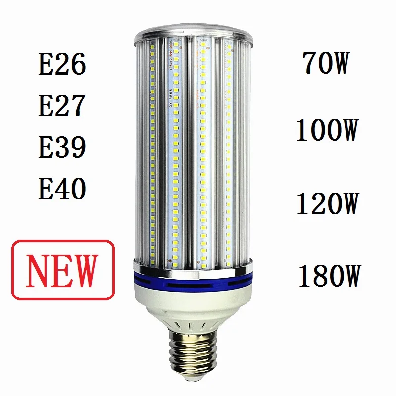 E26 E39 street lighting E27 E40 LED Bulb Light 70W 100W 120W 180W Corn Lamp for industrial high bay Warehouse Engineer Spotlight
E26 E39 street lighting E27 E40 LED Bulb Light 70W 100W 120W 180W Corn Lamp for industrial high bay Warehouse Engineer Spotlight