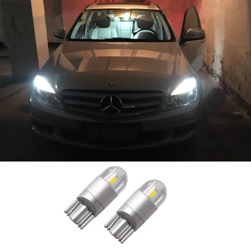 2x T10 W5W светодиодный Стоянкы Автомобилей Автомобиля Габаритные огни для Mercedes Benz