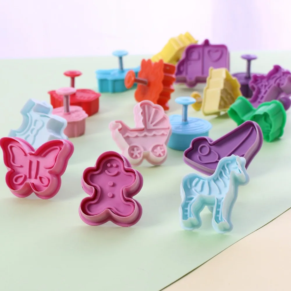 Baby Toys 3D Cookie Cutter Biscuit Stamp Fondant Decorating Tools Animal Chocolate Baking Sugarcraft Mold DIY Christmas Gift
Baby Toys 3D Cookie Cutter Biscuit Stamp Fondant Decorating Tools Animal Chocolate Baking Sugarcraft Mold DIY Christmas Gift
