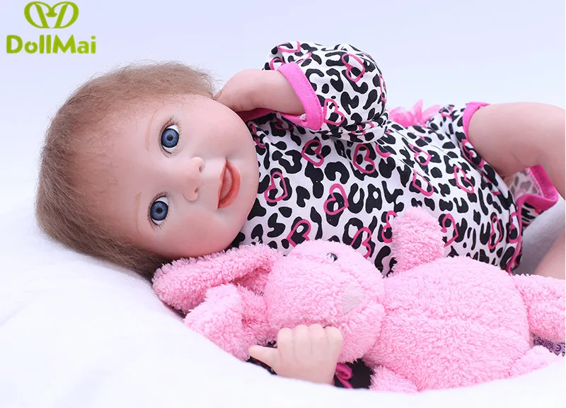 18inch Bebes reborn silicone dolls real alive lifelike babydoll infant gift birthday Xmas bedtime accompany doll for chidren
18inch Bebes reborn silicone dolls real alive lifelike babydoll infant gift birthday Xmas bedtime accompany doll for chidren