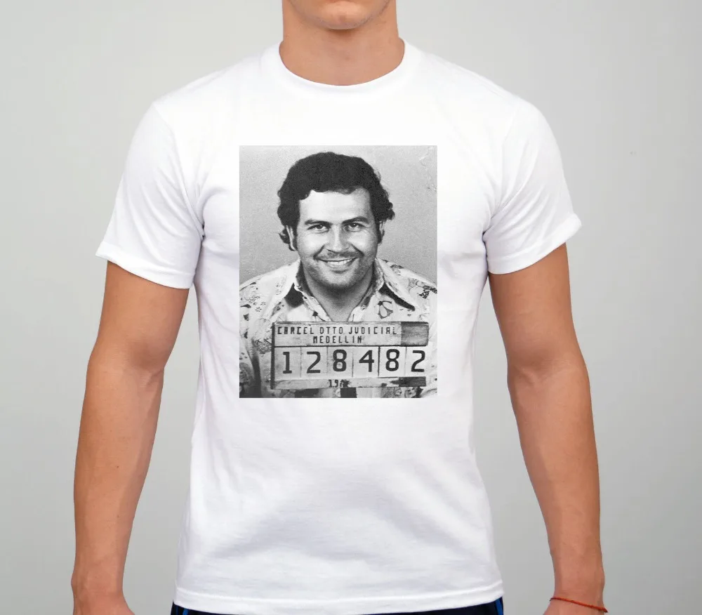 2019 Summer Fashion Streetwear Tops Summer Style Cotton Short Slevee Pablo Escobar Tshirt T-Shirt White Newo-Neck Cool Tops
2019 Summer Fashion Streetwear Tops Summer Style Cotton Short Slevee Pablo Escobar Tshirt T-Shirt White Newo-Neck Cool Tops