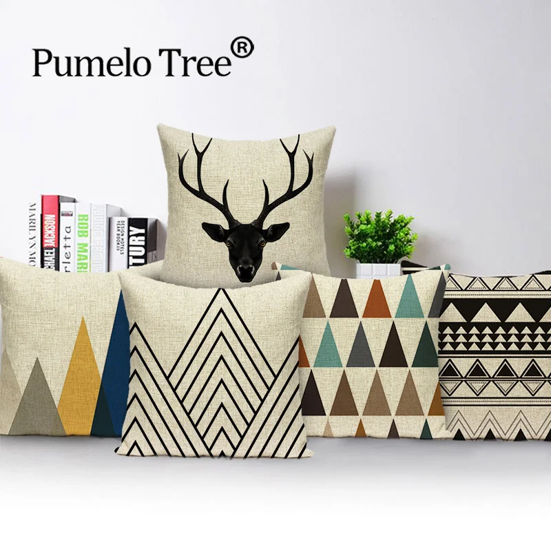 Animal Pillow Covers Nordic Style Geometric Linen Flamingo Deer Cushion Cover Home Decorative Pillow Case 45x45cm Pillow Cases
Animal Pillow Covers Nordic Style Geometric Linen Flamingo Deer Cushion Cover Home Decorative Pillow Case 45x45cm Pillow Cases