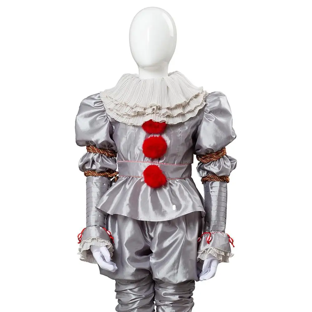 Stephen King's It IT:Chapter 2 Pennywise The Clown Cosplay Costume Children Unisex Outfit Full Sets for Halloween Carnival
Stephen King's It IT:Chapter 2 Pennywise The Clown Cosplay Costume Children Unisex Outfit Full Sets for Halloween Carnival