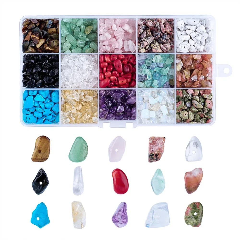 PANDAHALL Mixed Natural & Synthetic Gemstone Beads Chip Mixed Stone For DIY Jewelry Finding Making Supplies 5~8x5~8mm
PANDAHALL Mixed Natural & Synthetic Gemstone Beads Chip Mixed Stone For DIY Jewelry Finding Making Supplies 5~8x5~8mm