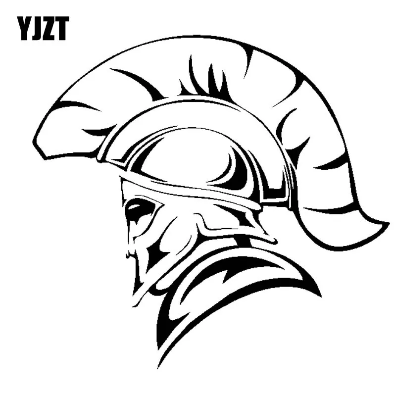YJZT 17.8CM*16.6CM Warrior Helmet Vinyl Personality Decal Car Sticker Black Silver C13-000762
YJZT 17.8CM*16.6CM Warrior Helmet Vinyl Personality Decal Car Sticker Black Silver C13-000762