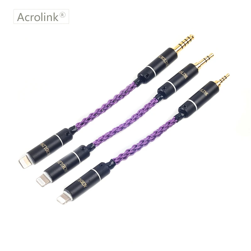 Аудиокабель Acrolink 2 5 мм/3 мм/4 4 мм с разъемом для телефона сертифицированный MFi