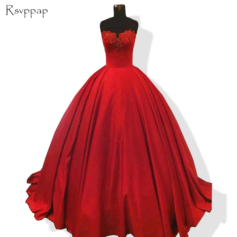 Long Evening Dress 2021 Puffy Ball Gown Sweetheart Beaded Applique Arabic Style Women Red Formal Evening Gowns robe de soiree
Long Evening Dress 2021 Puffy Ball Gown Sweetheart Beaded Applique Arabic Style Women Red Formal Evening Gowns robe de soiree