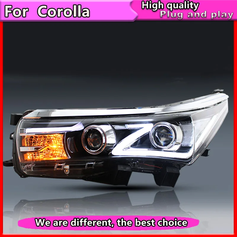 Car Styling For Toyota Corolla Headlights 2014-2016 Altis LED Headlight DRL Bi Xenon Lens High Low Beam Parking Fog Lamp
Car Styling For Toyota Corolla Headlights 2014-2016 Altis LED Headlight DRL Bi Xenon Lens High Low Beam Parking Fog Lamp