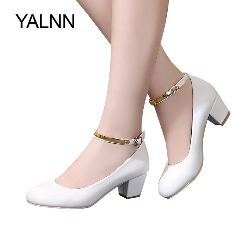 YALNN/Новинка женские туфли-лодочки на высоком каблуке Соблазнительные кожаные