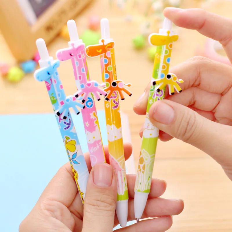1PCS Multicolor Korea Cute Cartoon Ball Pens Plastic Kawaii Korean Stationery Giraffe Ballpoint Pen School Office Supplies Gifts
1PCS Multicolor Korea Cute Cartoon Ball Pens Plastic Kawaii Korean Stationery Giraffe Ballpoint Pen School Office Supplies Gifts