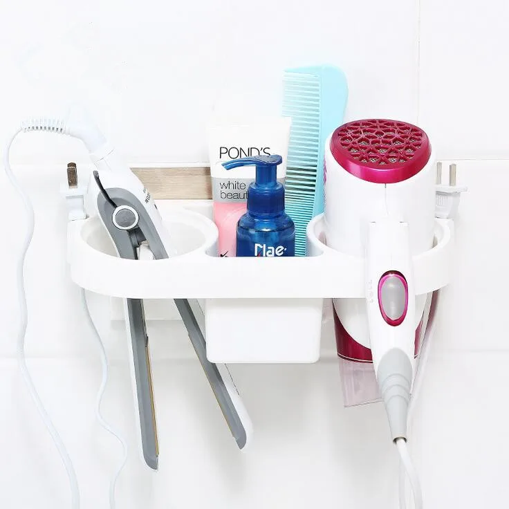 Wall Mounted Self Adhesive Hair Dryer Storage Rack Comb Holder Bathroom Organizer Stand For Shampoo Straightener
Wall Mounted Self Adhesive Hair Dryer Storage Rack Comb Holder Bathroom Organizer Stand For Shampoo Straightener