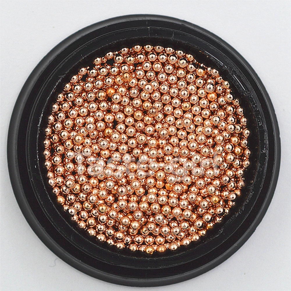 2 pots Mini Steel Ball Caviar Bead 3D Nail Decoration 1.5mm Gold Silver Champagne black Studs Manicure Nail Art round Decoration
2 pots Mini Steel Ball Caviar Bead 3D Nail Decoration 1.5mm Gold Silver Champagne black Studs Manicure Nail Art round Decoration