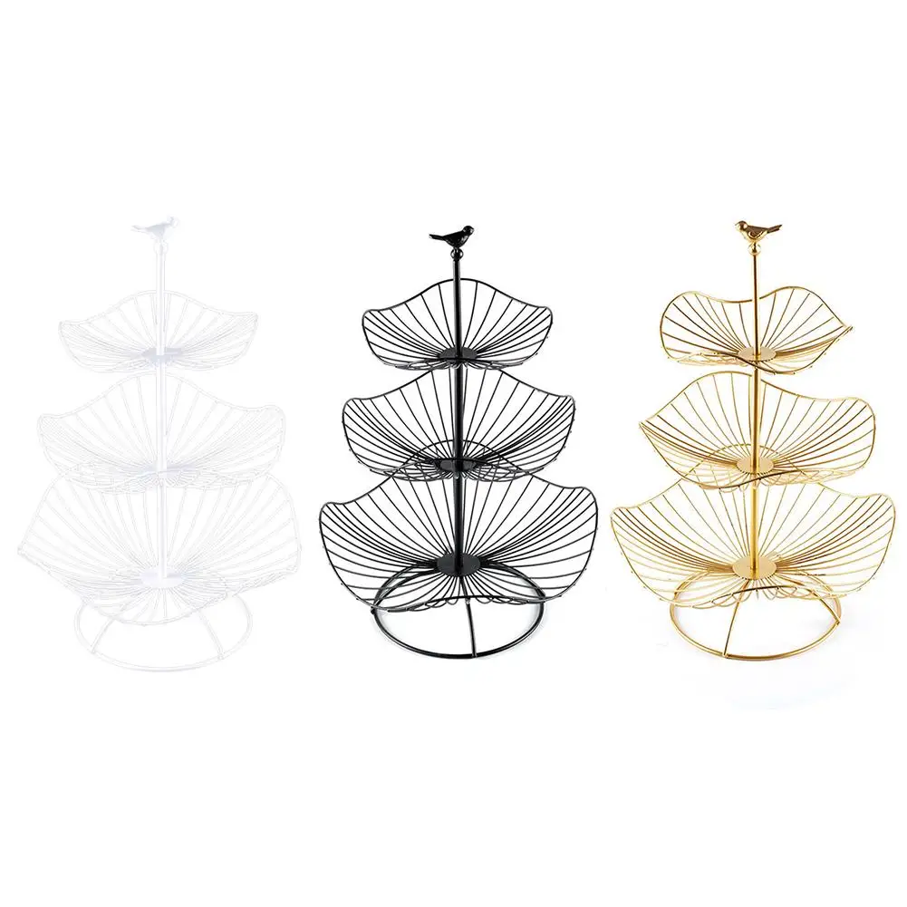 Fruit Vegetable Basket Countertop Fruit Basket Bowl Storage Three-layer Fruit Basket For Living Room Dessert Plate
Fruit Vegetable Basket Countertop Fruit Basket Bowl Storage Three-layer Fruit Basket For Living Room Dessert Plate