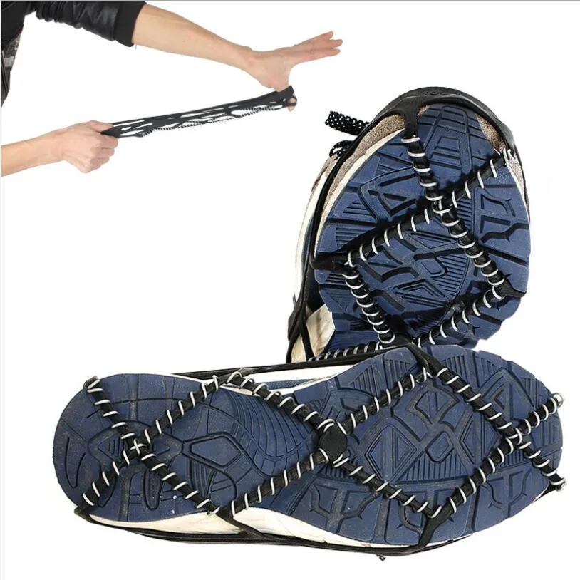 1 Pair Spring ice claw Universal outdoor Safety Anti-Skid Snow Ice Climbing Shoe Spikes Grips Crampons Cleats Overshoes
1 Pair Spring ice claw Universal outdoor Safety Anti-Skid Snow Ice Climbing Shoe Spikes Grips Crampons Cleats Overshoes