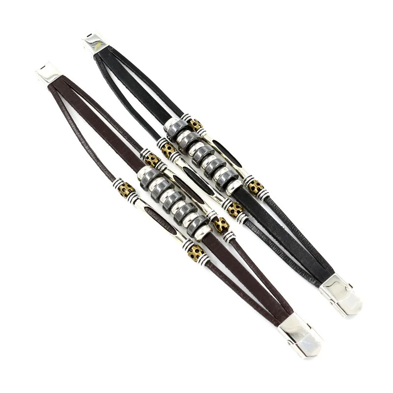 RE Magnet Stone Viking Punk Bracelet Real Genuine Leather Vintage Antique Style for Men Women High Quality Bracelets Bangles 
RE Magnet Stone Viking Punk Bracelet Real Genuine Leather Vintage Antique Style for Men Women High Quality Bracelets Bangles