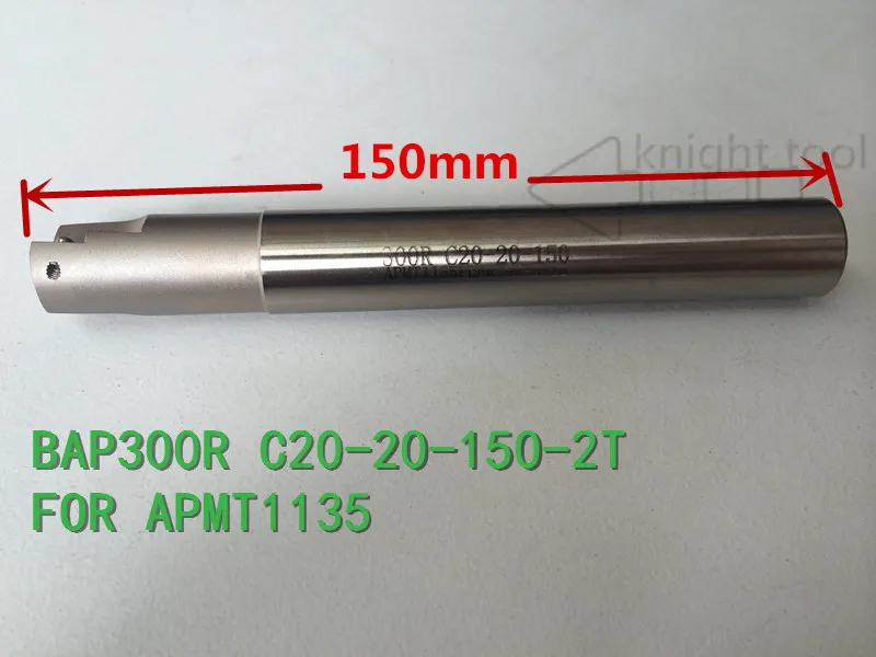 Rectangular transverse vertical milling cutter bar BAP300R C20-20-150-2T for APMT1135
Rectangular transverse vertical milling cutter bar BAP300R C20-20-150-2T for APMT1135