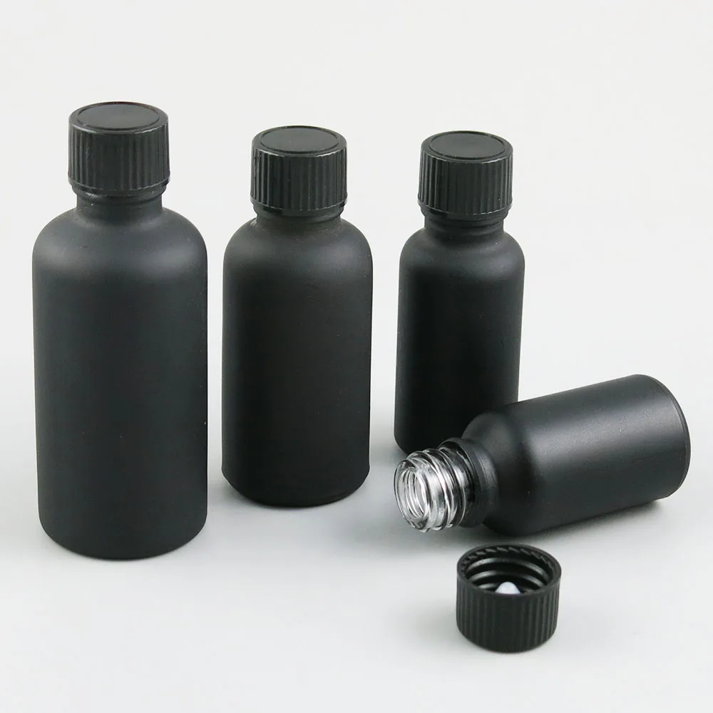 10 x 5ml 10ml 15ml 20ml 30ml 50ml 100ml Essential Oil Frosted Black Glass Bottle with Plastic Black Cap For Liquid Cosmetic Vial
10 x 5ml 10ml 15ml 20ml 30ml 50ml 100ml Essential Oil Frosted Black Glass Bottle with Plastic Black Cap For Liquid Cosmetic Vial