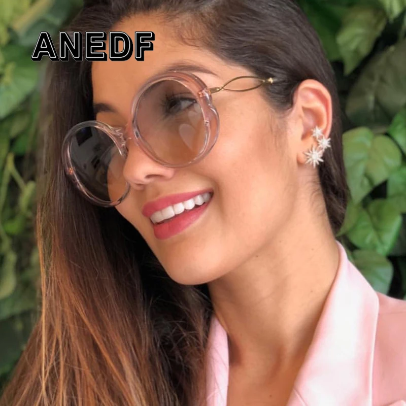 Anedf 2018 Мода круглой формы в форме цветка солнцезащитные очки Для женщин