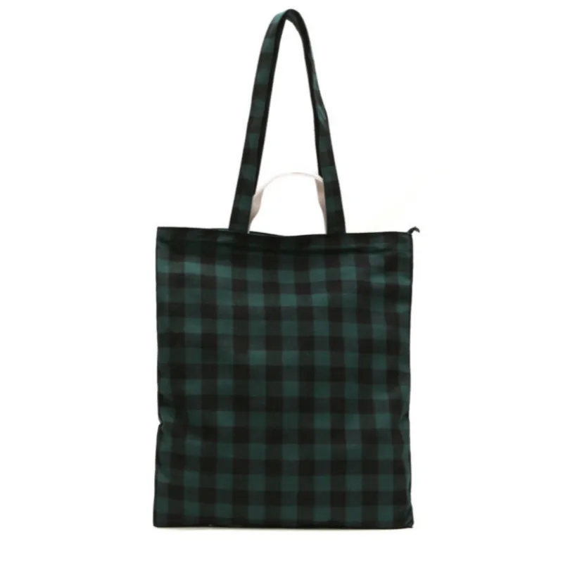 Women Student Cotton Cloth Fashion Plaid Shoulder Bag Eco Shopping Large Capacity Canvas Tote Handbag
Women Student Cotton Cloth Fashion Plaid Shoulder Bag Eco Shopping Large Capacity Canvas Tote Handbag