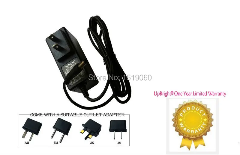 UpBright новый адаптер переменного/постоянного тока для модели CZJUTAI: JT DC12V1A JTDC12V1A ChangZhou