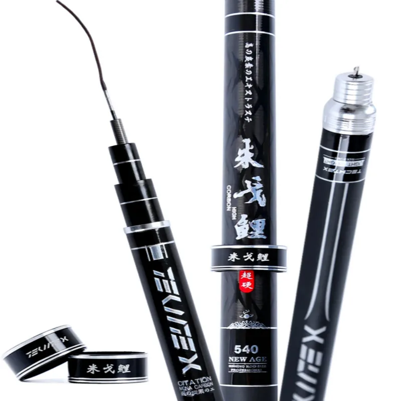 2.7m-7.2m Carp Fishing Rod Ultra-light and Super Hard Carbon Fishing Rod Hand Pole 28 Tone Vara De Pesca Fishing Tackle and Tool
2.7m-7.2m Carp Fishing Rod Ultra-light and Super Hard Carbon Fishing Rod Hand Pole 28 Tone Vara De Pesca Fishing Tackle and Tool