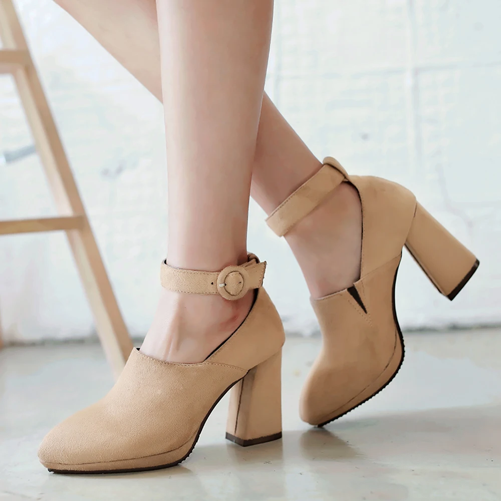 Meotina High Heels Women Pumps Sexy Thick High Heel Ankle Strap Shoes Pointed Toe Ladies Party Shoes Spring Green Big Size 34-43
Meotina High Heels Women Pumps Sexy Thick High Heel Ankle Strap Shoes Pointed Toe Ladies Party Shoes Spring Green Big Size 34-43