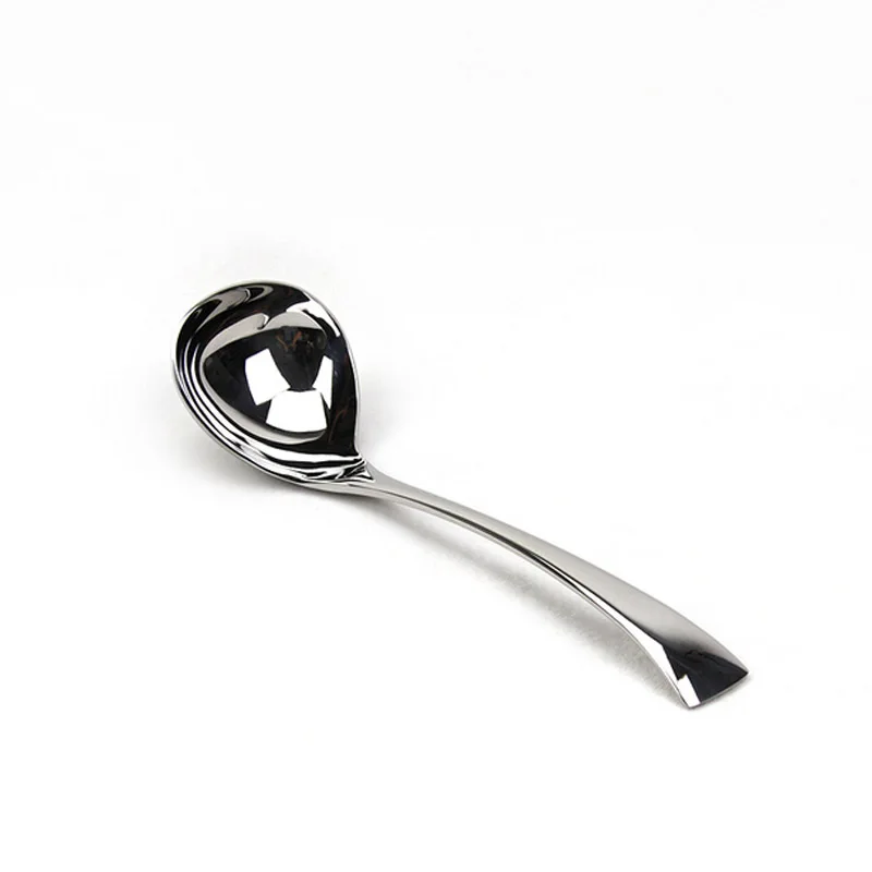 304 Stainless Steel High Grade Delicate Soup Ladle Creative Kitchen Tools Sauce Spoon Soup Spoon Free Shipping
304 Stainless Steel High Grade Delicate Soup Ladle Creative Kitchen Tools Sauce Spoon Soup Spoon Free Shipping