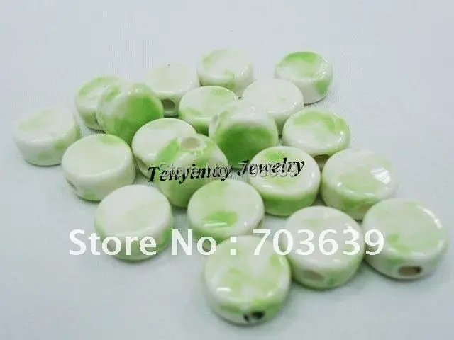 Wholesale 100pcs/Lot Fashion 12x7mm Grass Green Oblate Button Ceramic Loose Beads For DIY Free Shipping
Wholesale 100pcs/Lot Fashion 12x7mm Grass Green Oblate Button Ceramic Loose Beads For DIY Free Shipping