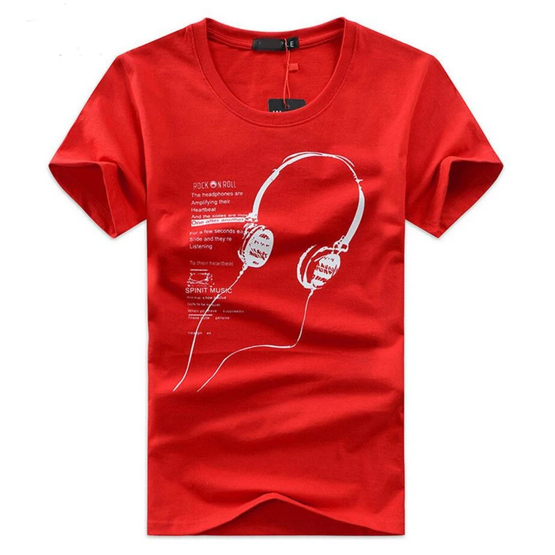 Nice Nice Men O-neck T Shirt Fashion Vogue Printed Pattern Men Slim T Shirt Casual Cotton Lycra Casual Men T Shirt s-7xl