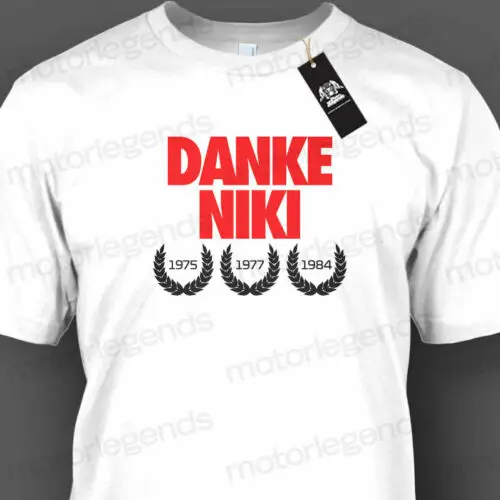 Danke Niki Lauda 1949-2019 3X Championship Adult Cotton T-Shirt 2019 New Summer Men 100% Cotton Cool Short Sleeve Tee Shirts
Danke Niki Lauda 1949-2019 3X Championship Adult Cotton T-Shirt 2019 New Summer Men 100% Cotton Cool Short Sleeve Tee Shirts
