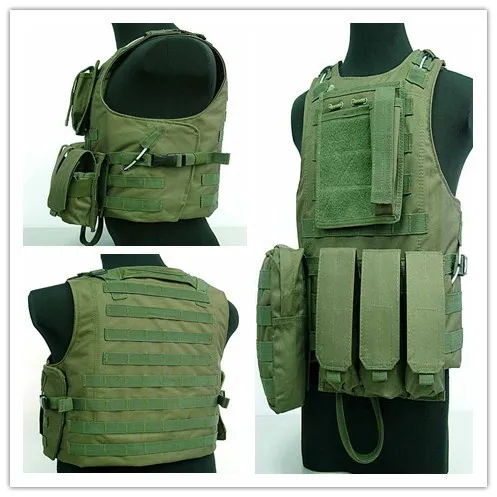 SWAT страйкбол облегченная модульная боевая штурмовая пластина|army green|army green vestarmy