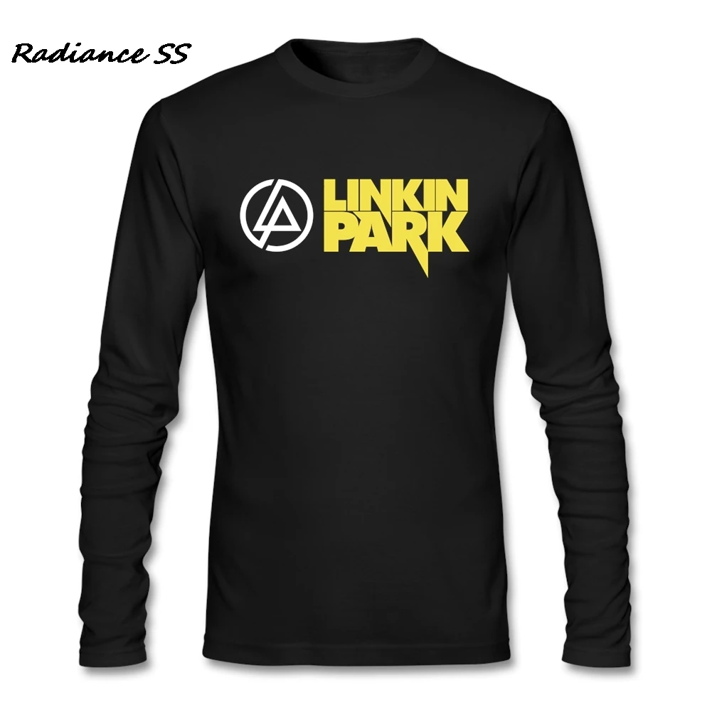 Мужские футболки с длинным рукавом Linkin Park популярные в стиле панк рок хип хоп 2019|t