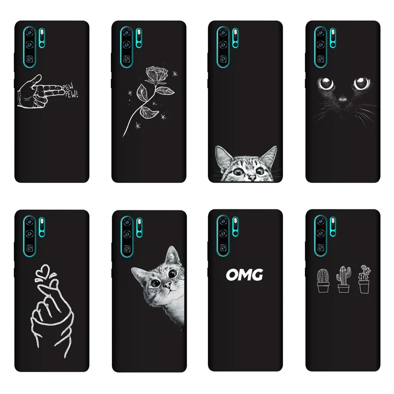 QAQsam силиконовый 6 47 дюйма для Huawei P30 Pro VOG L29 L09 L04 TL0 чехол матовый телефона|Бамперы| |