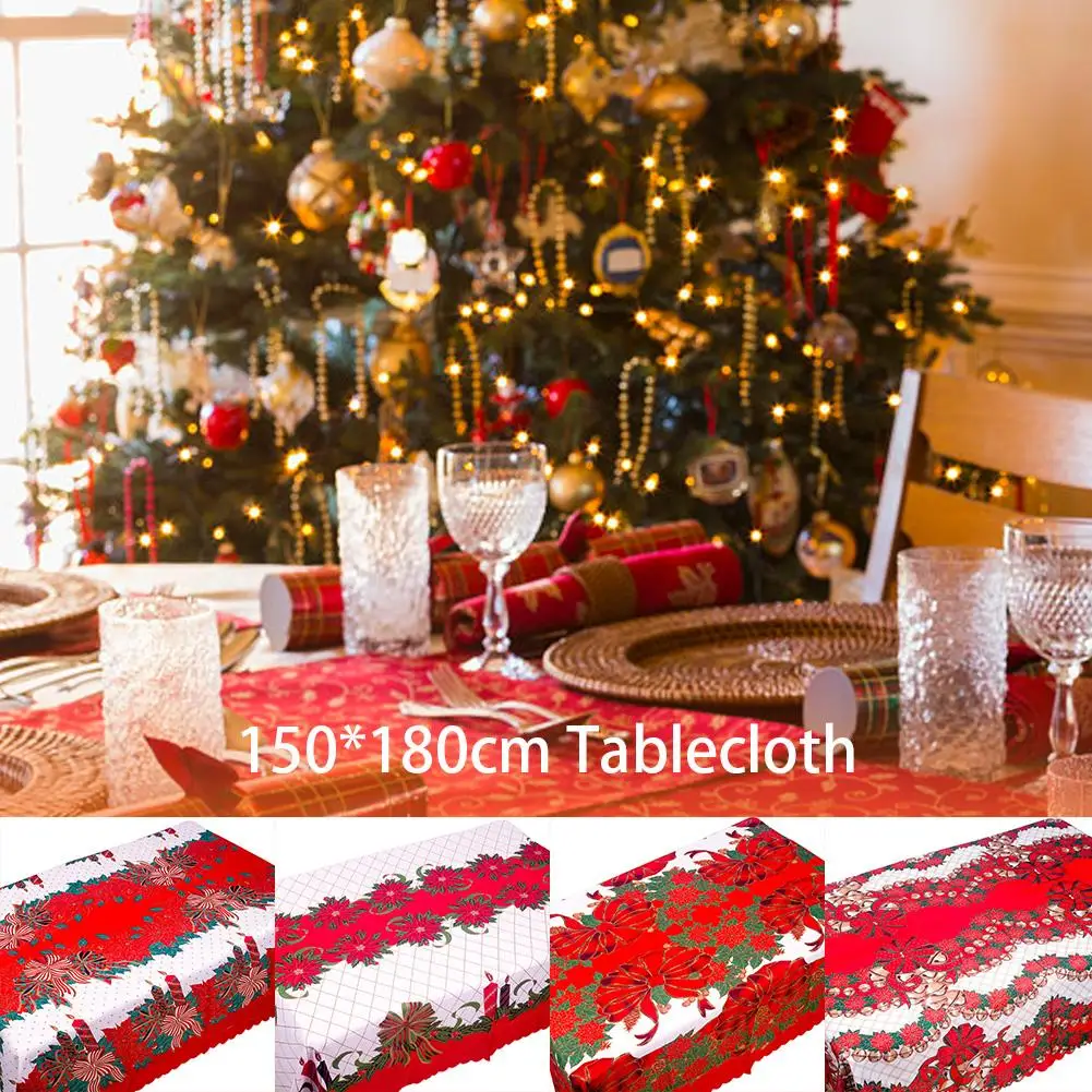 Christmas Printed Tablecloth Decorations Rectangular Thicken Waterproof Polyester festival table Cover for New Year Home Decor
Christmas Printed Tablecloth Decorations Rectangular Thicken Waterproof Polyester festival table Cover for New Year Home Decor