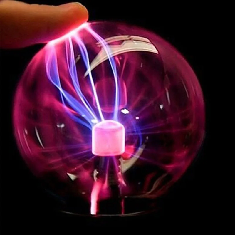 

Magic Plasma Ball Touching Sound Sensitive Plasma Lamp Light For Parties Decorations Kids Bedroom AN88