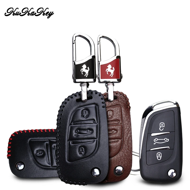 KUKAKEY Car Key Cover Case For Peugeot 207 407 406 307 308 3008 Genuine Leather Auto Products Keychain Shell Key Holder
KUKAKEY Car Key Cover Case For Peugeot 207 407 406 307 308 3008 Genuine Leather Auto Products Keychain Shell Key Holder
