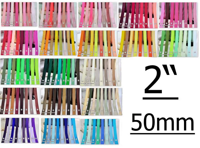 2" (50mm) Plain Solid Grosgrain Ribbon Handmade Ribbons For Bow Decoration 100Y Per Roll
2" (50mm) Plain Solid Grosgrain Ribbon Handmade Ribbons For Bow Decoration 100Y Per Roll