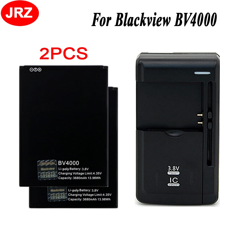 2PCS 3680mAh For Blackview BV4000 Pro Phone Battery For Blackview BV4000 Hight Capacity Replacement Battery+1 Universal Charger
2PCS 3680mAh For Blackview BV4000 Pro Phone Battery For Blackview BV4000 Hight Capacity Replacement Battery+1 Universal Charger