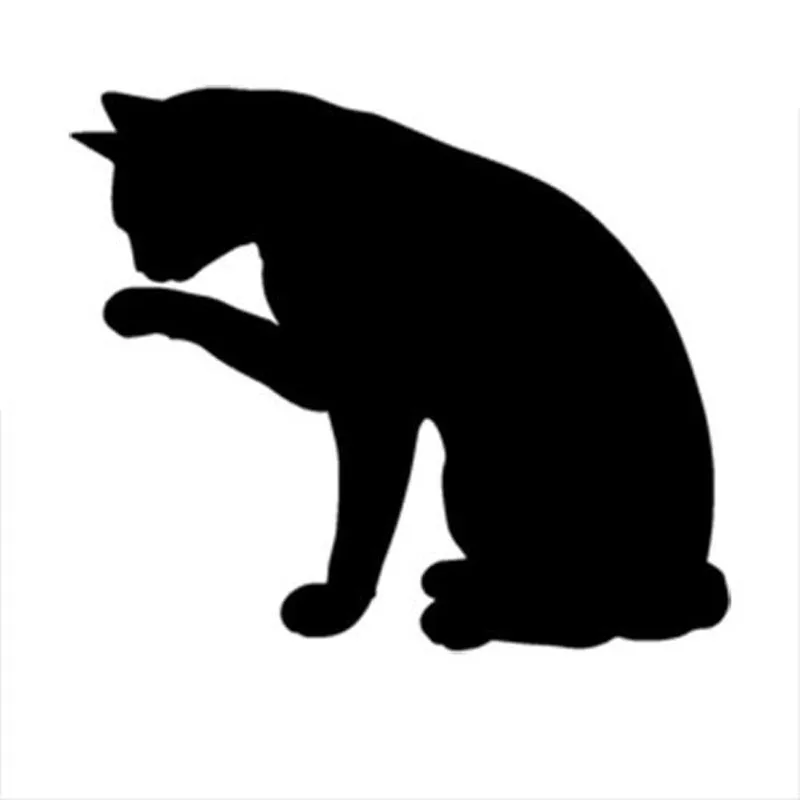14.8*12.7CM "Cat Licking Paw" GREAT LOVE Cats Vinyl Decal Lovely Animal Car Sticker Black/Silver C4-0737
14.8*12.7CM "Cat Licking Paw" GREAT LOVE Cats Vinyl Decal Lovely Animal Car Sticker Black/Silver C4-0737