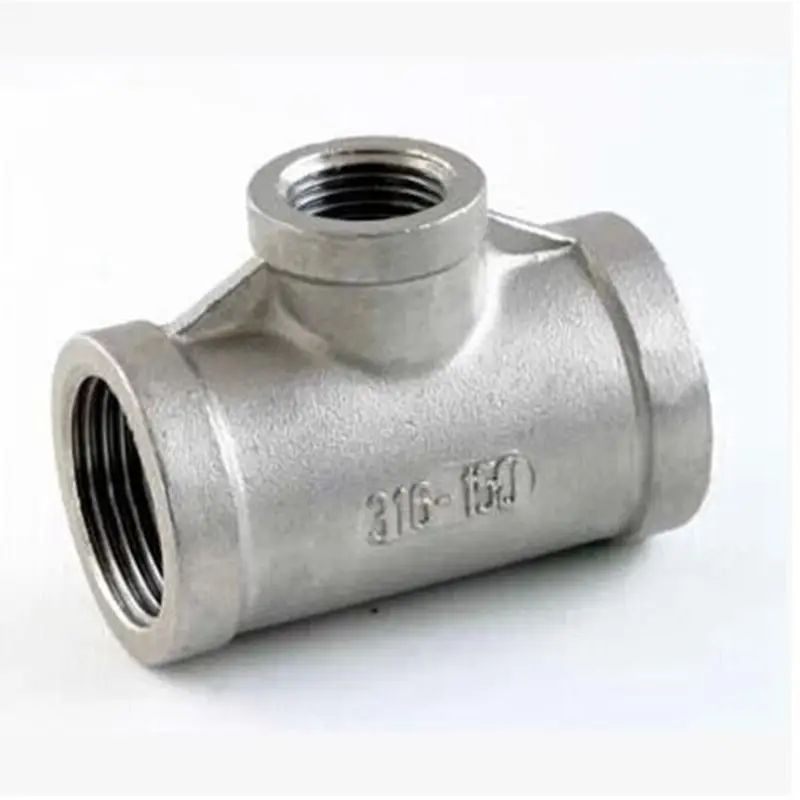 3/4" to 3/8" to 3/4'' BSP Female Thread 304 Stainless Steel Reducing Tee Type 3 Way Pipe Fitting Connector for Tube Connection
3/4" to 3/8" to 3/4'' BSP Female Thread 304 Stainless Steel Reducing Tee Type 3 Way Pipe Fitting Connector for Tube Connection