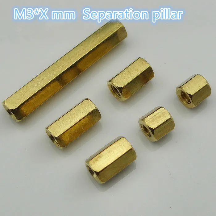 20PCS YT483 M3*Xmm Two-Way Copper Column Flat Copper Column The Hollow Copper Column Hexagonal Copper Stud
20PCS YT483 M3*Xmm Two-Way Copper Column Flat Copper Column The Hollow Copper Column Hexagonal Copper Stud