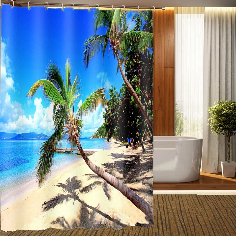 MYRU 3D Print Waterproof Sea Shower Curtains Bath Products Bathroom Decor with Hooks
MYRU 3D Print Waterproof Sea Shower Curtains Bath Products Bathroom Decor with Hooks