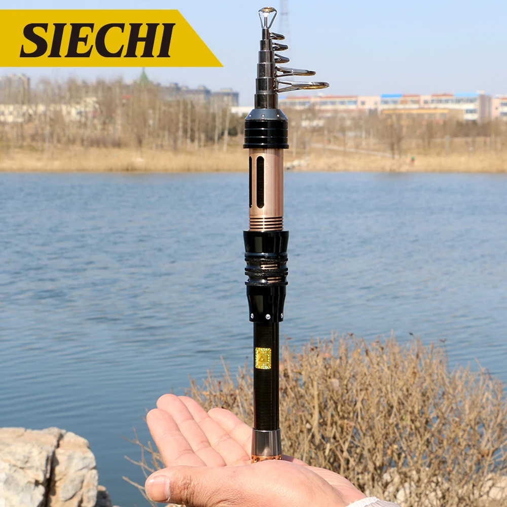 SIECHI MINI Telescopic Fishing Rod Carbon Fiber Hard Short Fish Pole For Sea Fishing 1.3M 1.5M 1.8M 2.1M 2.4M
SIECHI MINI Telescopic Fishing Rod Carbon Fiber Hard Short Fish Pole For Sea Fishing 1.3M 1.5M 1.8M 2.1M 2.4M