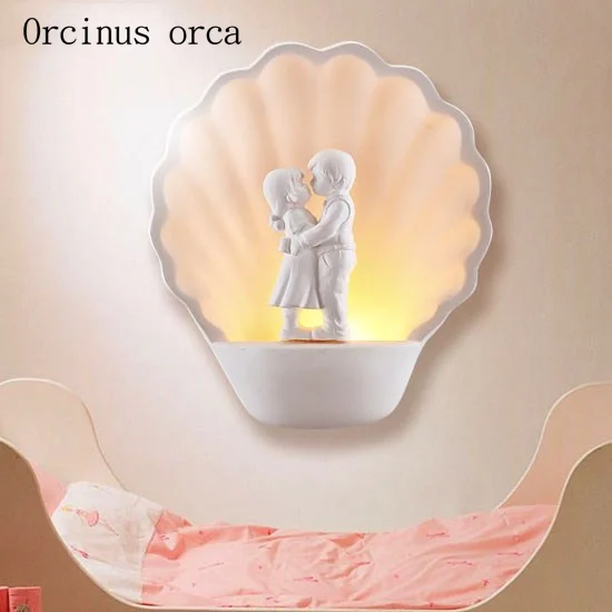 Cartoon creative doll wall lamp boy girl bedroom children's room lamp personality warmth shell LED wall lamp free shipping
Cartoon creative doll wall lamp boy girl bedroom children's room lamp personality warmth shell LED wall lamp free shipping